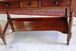 Mid Victorian Mahogany Double Washstand