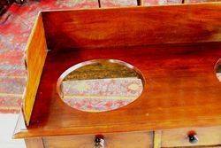 Mid Victorian Mahogany Double Washstand