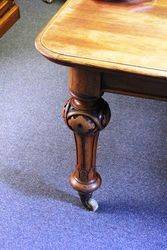 Mid Victorian Oak 4 Leaf Extension Table