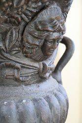 Milano Cast Iron Urn and Crested Base