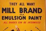 Mill Brand Emulsion Paint Ad Card 