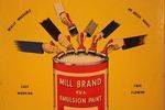 Mill Brand Emulsion Paint Ad Card 