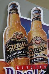 Miller Brewing Tin Advertising Sign 