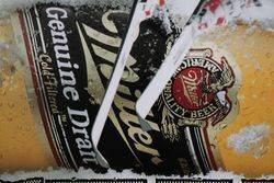 Miller Brewing Tin Advertising Sign 