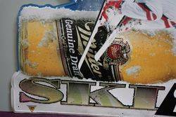 Miller Brewing Tin Advertising Sign 