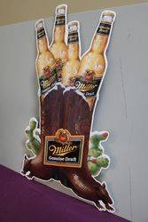 Miller Brewing Tin Advertising Sign 