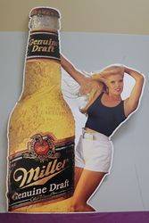 Miller Brewing Tin Advertising Sign 