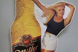 Miller Brewing Tin Advertising Sign 