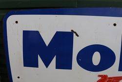 Mobil Enamel Advertising Sign 