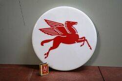 Mobil Pegasus Round Plastic Disc 