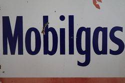 Mobilgas Enamel Advertising Sign 