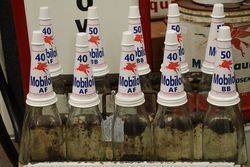 Mobiloil Enamel Front 10 Bottle Oil Rack 