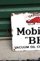 Mobiloil Gargoyle BB Enamel Sign