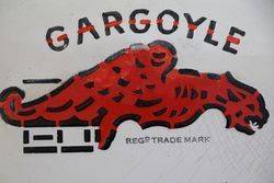 Mobiloil Gargoyle Enamel Advertising Sign 