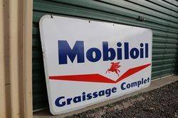 Mobiloil Graissage Complet Double Side Sign