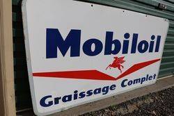 Mobiloil Graissage Complet Double Side Sign