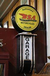 Modern Authorised BSA Motorcycle Dealer Garage Lightbox