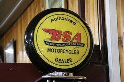 Modern Authorised BSA Motorcycle Dealer Garage Lightbox