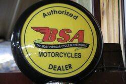 Modern Authorised BSA Motorcycle Dealer Garage Lightbox