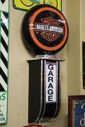 Modern Harley Davidson Motorcycle Garage Lightbox 