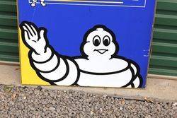 Modern Michelin Double Sided Tin Advertising Sign