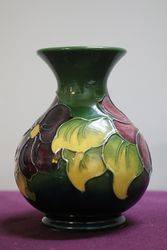 Moorcroft Pottery vase Impressed Mark Clematis  