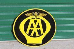 Near Mint AA Double Sided Enamel Sign