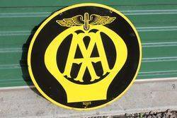 Near Mint AA Double Sided Enamel Sign