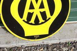 Near Mint AA Double Sided Enamel Sign