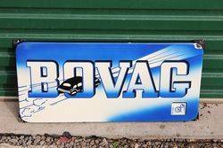 Near Mint Boxed Bovag Enamel Advertising Sign