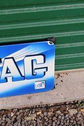 Near Mint Boxed Bovag Enamel Advertising Sign