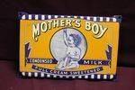 Near Mint Mothers Boy Condensed Milk Enamel Sign