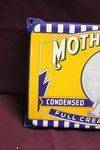 Near Mint Mothers Boy Condensed Milk Enamel Sign