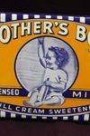 Near Mint Mothers Boy Condensed Milk Enamel Sign