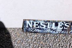 Nestle Milk Enamel Strip Sign