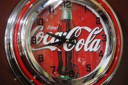 New Coca Cola Neon Light Clock