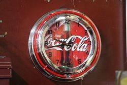 New Coca Cola Neon Light Clock