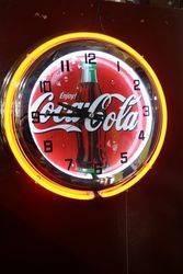 New Coca Cola Neon Light Clock