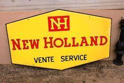 New Holland Service Double Sided Tin sign