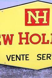 New Holland Service Double Sided Tin sign