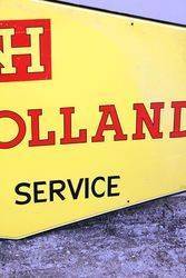 New Holland Service Double Sided Tin sign