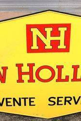 New Holland Service Double Sided Tin sign