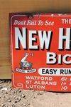New Hudson Bicycles Enamel Sign 