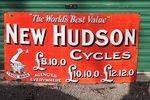 New Hudson Cycles Enamel Sign