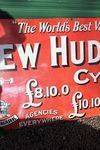 New Hudson Cycles Enamel Sign