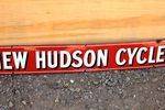 New Hudson Cycles Enamel Strip Sign