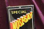 Nosegay Tobacco Enamel Advertising Thermometer 