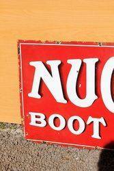 Nugget Boot Polish Enamel Advertising Sign