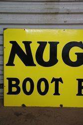 Nugget Boot Polish Enamel Advertising Sign  