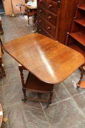 Oak DropSided Teatrolley C1920 